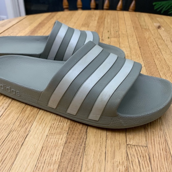 adidas olive green sandals